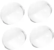 Generic 4pcs Paperweight Glass Hemisphere Paperweights Paper Weights for Office Desk Sewing Weights for Pattern Cutting Pattern Weights Magnifier Dome Quilting Weights Transparent