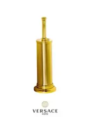 Versace Classic Toilet Brush in Gold Finish Signature Medusa Details
