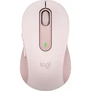 Logitech Signature M650 Wireless Mouse Ergonomic Rose Pink