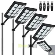 1600W LED Solar Flood Light Motion Sensor Security Wall Yard Street Outdoor Lamp