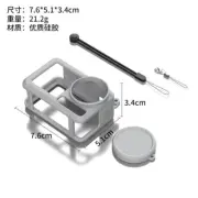 Anti Drop Protective Case For DJI Action5pro Camera Silicone Protective Cover