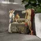 CUSHION COVER PILLOW CASE|CARAVAGGIO - SACRED AND PROFANE LOVE ART