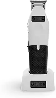 TPOB Play Barber Whte Hair Trimmers for Men 7000 RPM with Black Grips