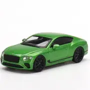 Mini GT 1:64 Diecast Model Car Bentley Continental GT Speed 2022 Apple Green