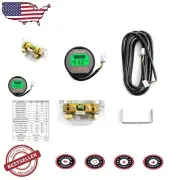 Compact Battery Voltmeter Ammeter with Large LCD, 8V-80V and 500A Capacity