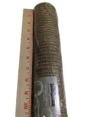Mesh Ribbon with Jute Burlap 21" x 18' New By Celebrate It Diy Wedding Craft