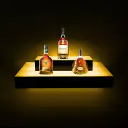 LED Lighted Up Glowing Liquor Bottle Shelf Shelving D??cor Display Rack Home bar