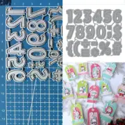Numbers Metal Cutting Dies Scrapbooking Card Crafts Embossing Stencils Mould