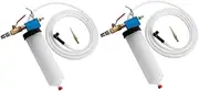 JUMPLAWN 2PCS Pneumatic Brake Fluid Extractor Kit Durable Brake Fluid Changer Compatible with Various Automotive Models