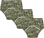 Caihoyu Little Girls Underwear Potty Training Pants Absorb Water Nighttime Training Pants Trainer Underwear for Toddler Boys 4T Camouflage Pattern Trendy Style Camouflage