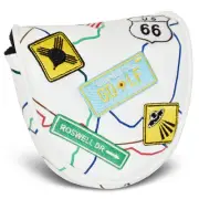 PRG New Mexico Highway Mallet Putter Cover - White