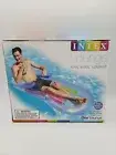 Intex King Kool Inflatable Pool Lounge Chair Float Light Blue 63" x 33" iNTEX01