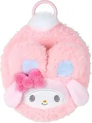 Sanrio 295639 Mini Pouch Charm (Spring Rabbit) My Melody Small Accessory Storage Makeup Pouch with Carabiner