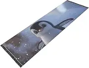 PDZRMY Peiguin Winter Cute Washable Runner Rug 2’ x 6’ Non-Slip Kitchen Runner Rug for Hallways Entryway Bedroom Living Room Floor Carpet Runner- Soft Thin Mat for Family Pet
