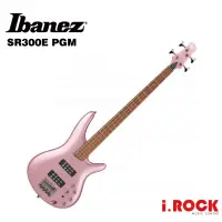 在飛比找蝦皮商城優惠-Ibanez SR300E PGM 電貝斯 金屬亮粉色【i.