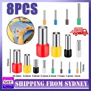 8PCS Circle Stainless Steel Cutting Polymer Clay Jewellery Earring Hole Cutter
