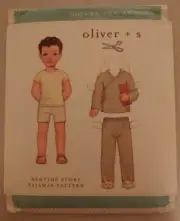 oliver + s Sandbox Pants & Starfish Stencil Sewing Pattern SZ 4-8.