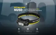 Nitecore NU50 1400 Lumens Light 21700 Compact Rechargeable Headlamp Head Torches