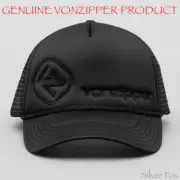 VONZIPPER VON ZIPPER TRUCKER BLACK MESH SNAPBACK MENS ADULT CAP HAT NEW WITH TAG