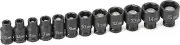 (9712UM) 1/4" Surface Drive 12-Piece Standard Universal Metric Socket Set