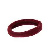 Elastic Hair Ties Black Small Rubber Band Kids Seamless Ring Ponytail Accessories Elastics Loop Soft Styling Head Hairties School Girl Women Burgundy