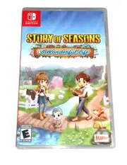 Story Of Seasons: A Wonderful Life - Nintendo Switch - Case Only/No Game/Mint