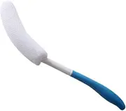 VANSUN 15.35 Inch Body Back Bath Brush - for Shower with Long Handle | Easy Reach Anti-Slip Handle Body Brush Long Curved Bath Brush for Elderly Aid Bathing and Shower