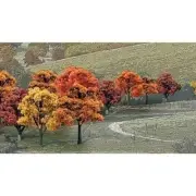 Woodland Scenics TR1575 N/HO Fall Color Deciduous Trees 3/4-2" (38)