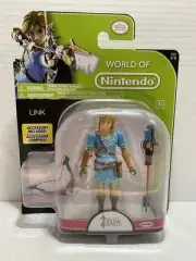 World of Nintendo Legend Of Zelda Breath of the Wild Link Figure w/Bow