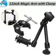 Adjustable 11inch Magic Arm & Large Clamp Video Vlog Rig Kit for DSLR Camera