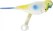Rosewood Boredom Breaker Budgie On Spring Bird Toy