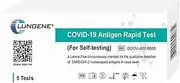 Clungene Nasal Swab Rapid Antigen Test (RAT) COVID-19 5 pack ARTG ID:333341