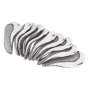 10Pcs Golf Club Iron Head Covers with Visible Window Protector Gray, White