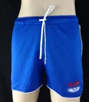 NEW Puma Men's 100% Polyester Blue Active Soccer Rollover Shorts Size S