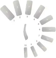 Hawley Nail Tips in Tray, 100 g