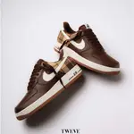 NIKE AIR FORCE 1 LOW CACAO WOW 棕 格紋 休閒鞋 DV0791-200