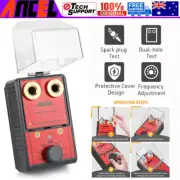 ANCEL Dual Ignition Tester Spark Plug Analyzer Tool for 12V Gasoline Diagnostic
