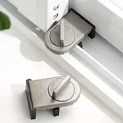 1pc Aluminum Alloy Sliding Door Window Lock, With Anti-pinch, Anti-theft, Anti-fall Function Safety Lock