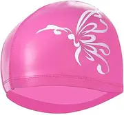 iplusmile Sun Protection Swim Cap for Women Lightweight Elastic Waterproof for Swimming Beach Activities