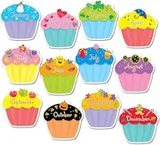 Creative Teaching Press 10-Inch Jumbo Designer Cut-Outs, Cupcakes (5938)
