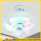 Modern Ceiling Fan with LED Light Remote Control (RGB with Extension) .