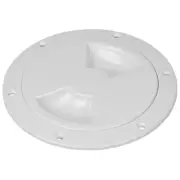 SEA DOG ABS DECK PLATE WHITE SMOOTH 5" QUARTER TURN TO