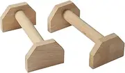 QSTDGVPW 2Pcs Push up Bar, Push up Handles, Non Slip, Sturdy,Strength Training, Stable Wooden Handstand Bar for Adults Workout