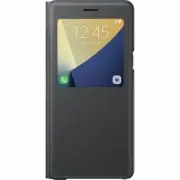 Samsung Galaxy Note 7 S-View Flip Cover Case With Kickstand - Black