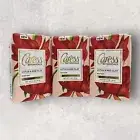 3 x Caress Botanicals Lotus & Red Clay Bar Soap 5 oz New
