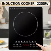 Induction Cooktop Portable 2200W Electric Cooktop Adjustable Induction Cooker