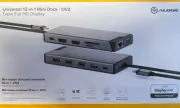 Alogic DV3 Universal 12-in-1 Triple Display Mini Dock Docking Station USB-C HDMI