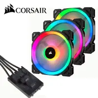 在飛比找PChome24h購物優惠-CORSAIR海盜船 LL120, 120mm雙光環 RGB