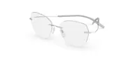 Silhouette TMA The Icon Gold Edition 5538/IH 7000 Men's Glasses Silver Size 52 - Private Health Rebate - Blue Light Block Available