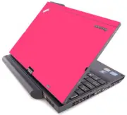 HOT PINK Vinyl Lid Skin Cover Decal fits IBM Lenovo ThinkPad X220T X230T Laptop